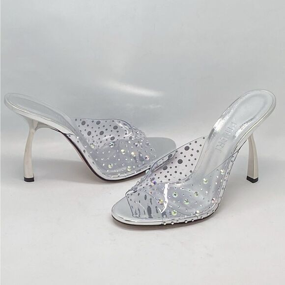 Piferi 115MM Crystal-Embellished Mules size 41 - Picture 10 of 16